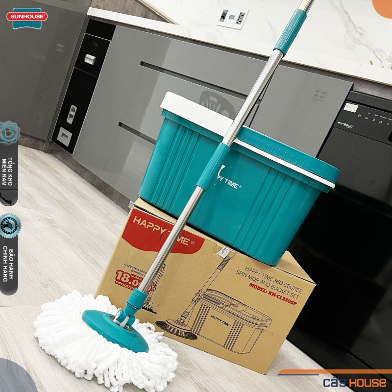 Bộ lau nhà vắt ly tâm Happytime KH-CL330S